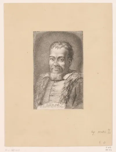 Portret van Galileo Galilei