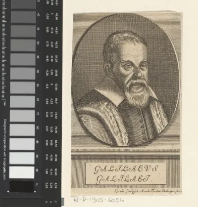Portret van Galileo Galilei