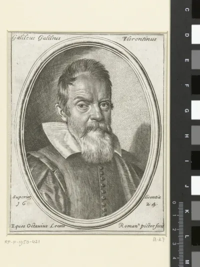 Portret van Galileo Galilei