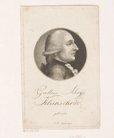 Portret van Gallus Aloysius Caspar Kleinschrod