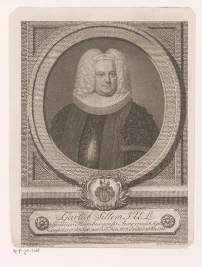 Portret van Garlieb Sillem