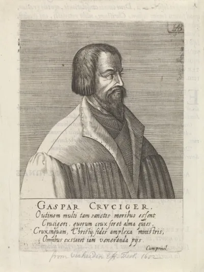Portret van Gaspar Creutziger