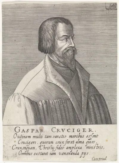 Portret van Gaspar Creutziger