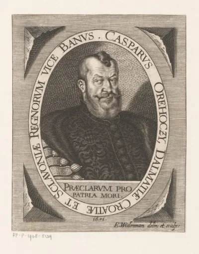 Portret van Gaspar Orehoczy