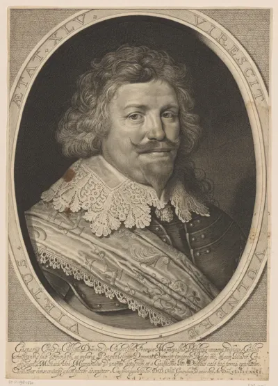 Portret van Gaspard de Coligny II op 45-jarige leeftijd