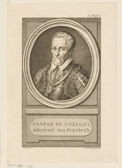 Portret van Gaspard de Coligny III