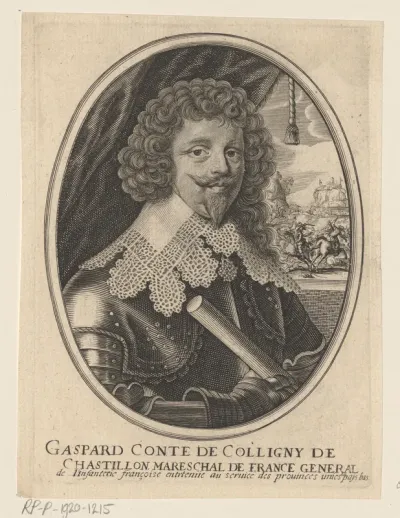 Portret van Gaspard de Coligny III
