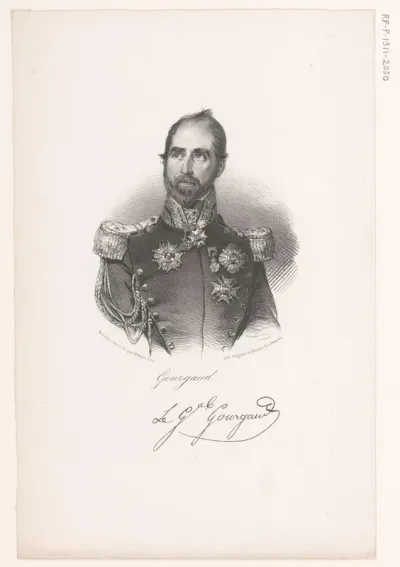 Portret van Gaspard Gourgaud