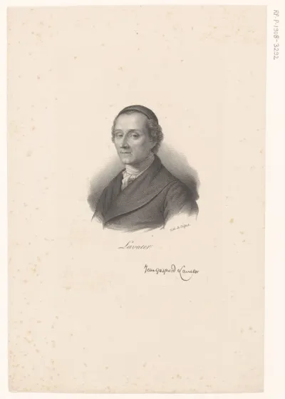 Portret van Gaspard Lavater