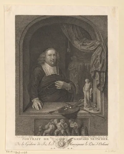 Portret van Gaspard Netscher