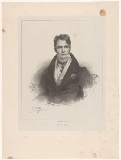 Portret van Gaspare Spontini