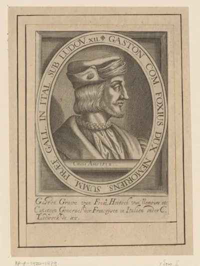 Portret van Gaston de Foix, hertog van Nemours