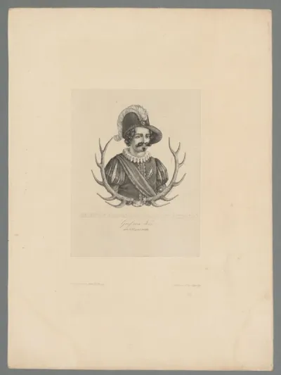 Portret van Gaston Phoebus III van Foix-Béarn