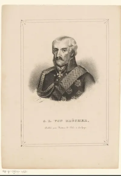 Portret van Gebhard Leberecht von Blücher