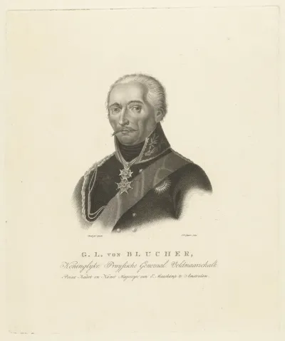 Portret van Gebhard Leberecht von Blücher