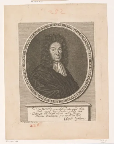 Portret van Gebhard Theodor Meier