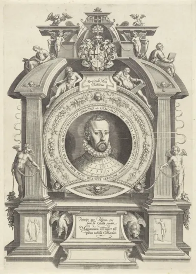 Portret van Gebhard Truchsess von Waldburg-Trauchburg