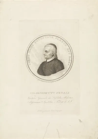 Portret van geestelijke Benedetto Fenaja