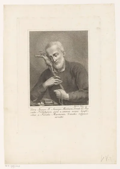 Portret van geestelijke Giovanni Marinoni