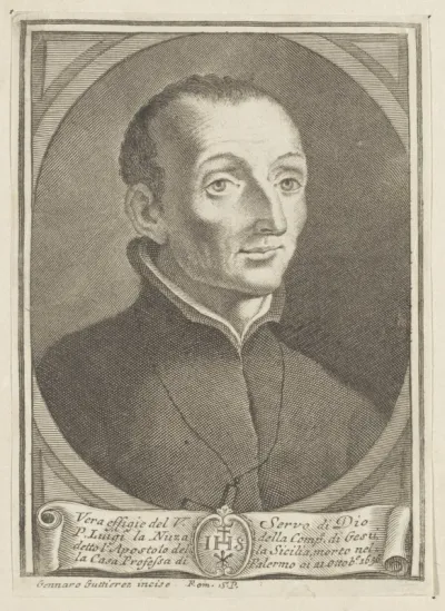 Portret van geestelijke Luigi la Nuza