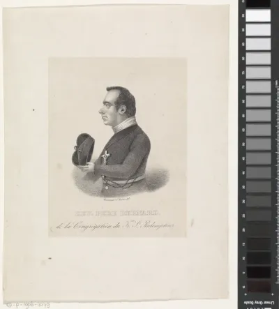 Portret van geestelijke Père Bernard
