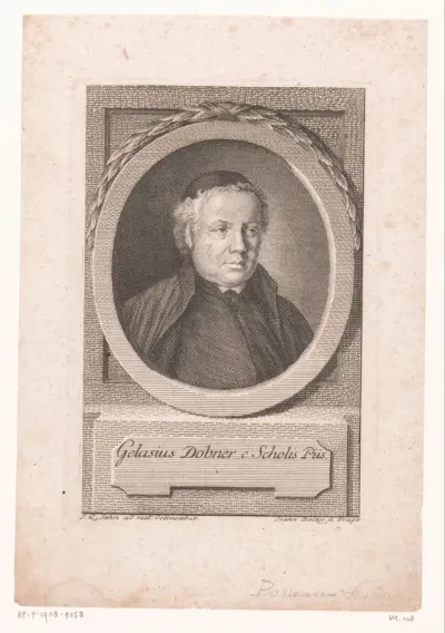 Portret van Gelasius Dobner