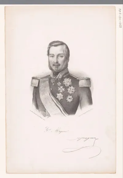 Portret van generaal Bernard Pierre Magnan