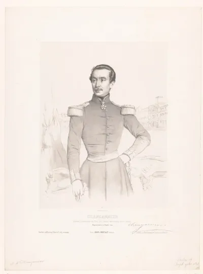 Portret van generaal Changarnier