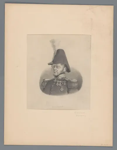 Portret van generaal Dibbets