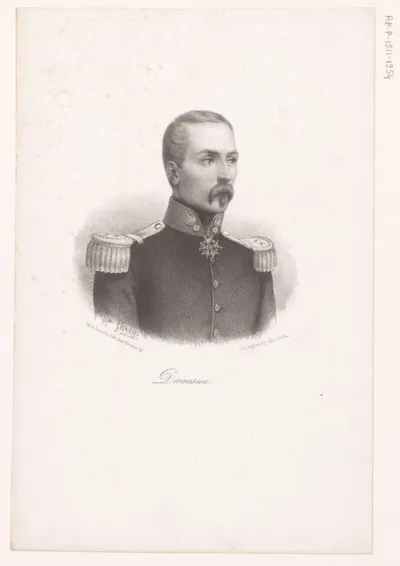 Portret van generaal Édouard Damesme