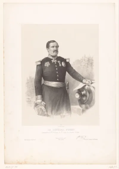 Portret van generaal Élie-Frédéric Forey