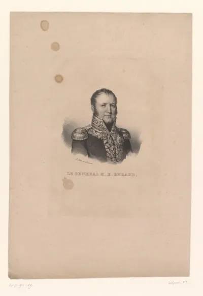 Portret van generaal Étienne Maurice Gérard