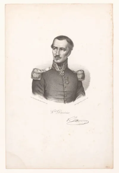 Portret van generaal Franciade Fleurus Duvivier