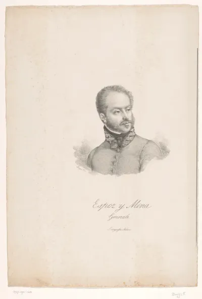 Portret van generaal Francisco Espoz y Mina
