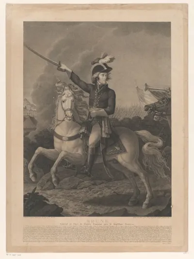 Portret van generaal Guillaume-Marie-Anne Brune