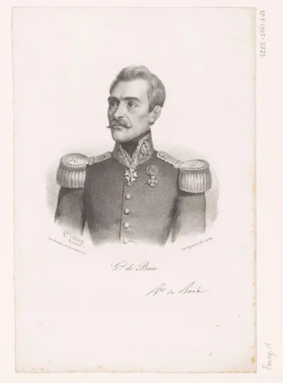 Portret van generaal Jean Baptiste Fidèle Bréa