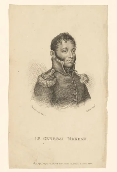Portret van generaal Jean Victor Marie Moreau op zijn sterfbed