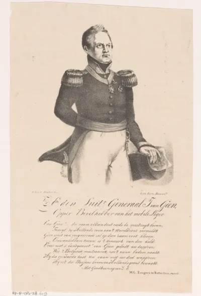 Portret van generaal Josephus Jacobus van Geen