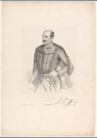 Portret van generaal Josip Jelačić