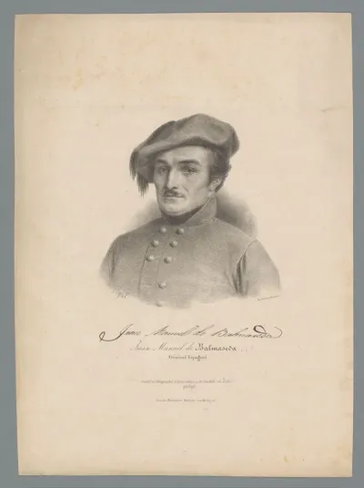 Portret van generaal Juan Manuel Balmaseda