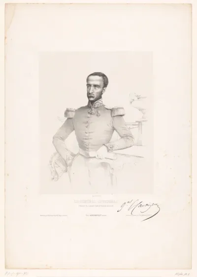 Portret van generaal Louis Eugène Cavaignac