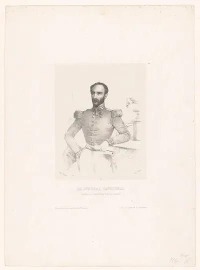 Portret van generaal Louis Eugène Cavaignac