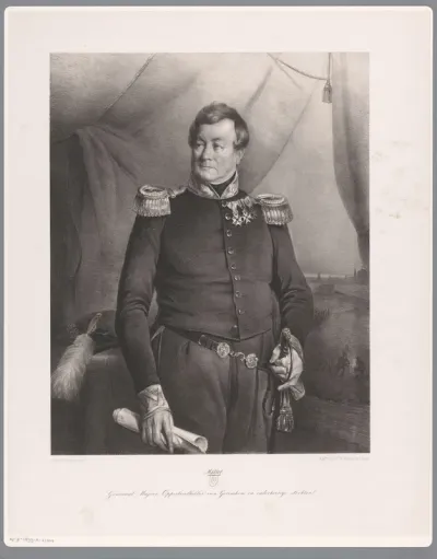 Portret van Generaal Majoor Muller