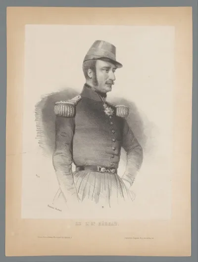 Portret van generaal Marie-Alphonse Bédeau