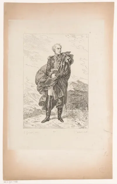 Portret van Generaal Maximilien Sébastien Foy