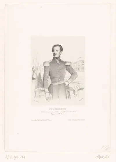 Portret van generaal Nicolas Changarnier