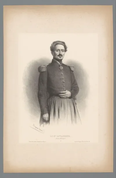 Portret van generaal Polycarpe Anne Nicolas Levasseur