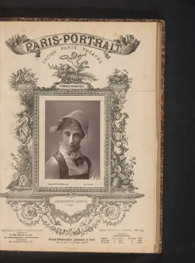 Portret van Geneviève Dupuis