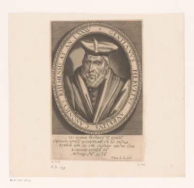 Portret van Gentian Hervetus