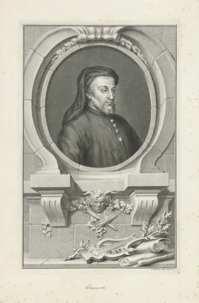 Portret van Geoffrey Chaucer